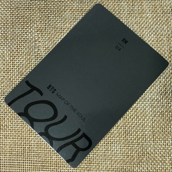 BTS RM 2/8 [ Map Of The Soul Tour ] Official Mini Photocard / New / Gift