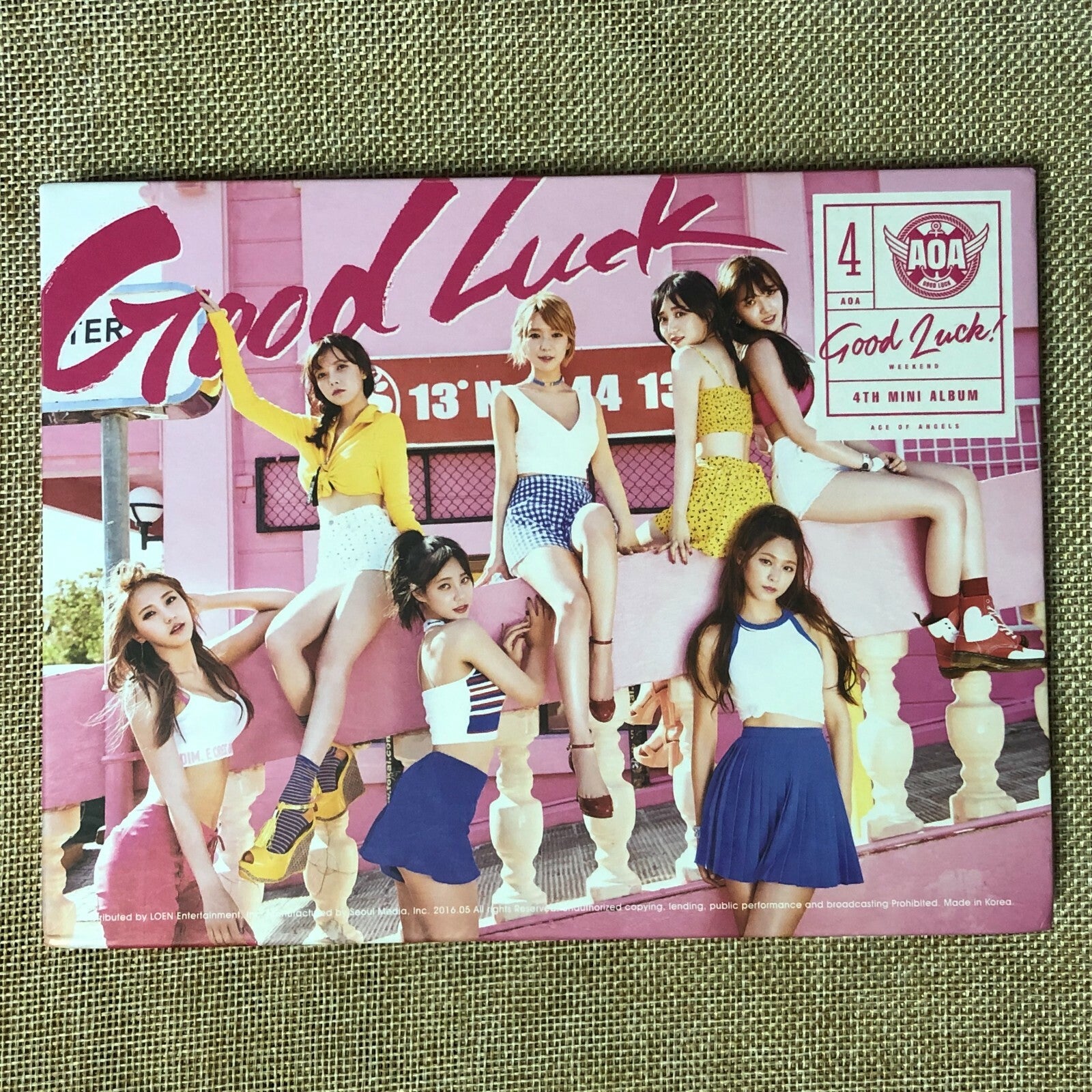 AOA [ Good Luck ] Official 4th Mini Album B Ver, CD + Photobook / New