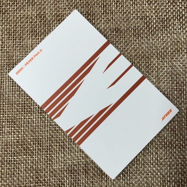 ATEEZ SAN [Zero : Fever Epilogue] Official Photocard, Diary Limited / New / Gift