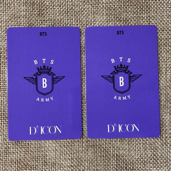 BTS GROUP [ DICON 101 CUSTOM BOOK ] Official Mini Photocard Set / New / Gift