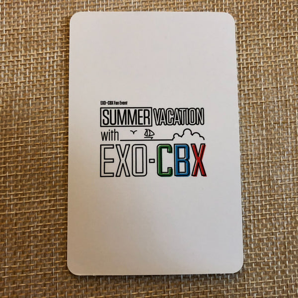 EXO CHEN [ CBX Summer Vacation Fanmeet ] Official Photocard / New / Gift