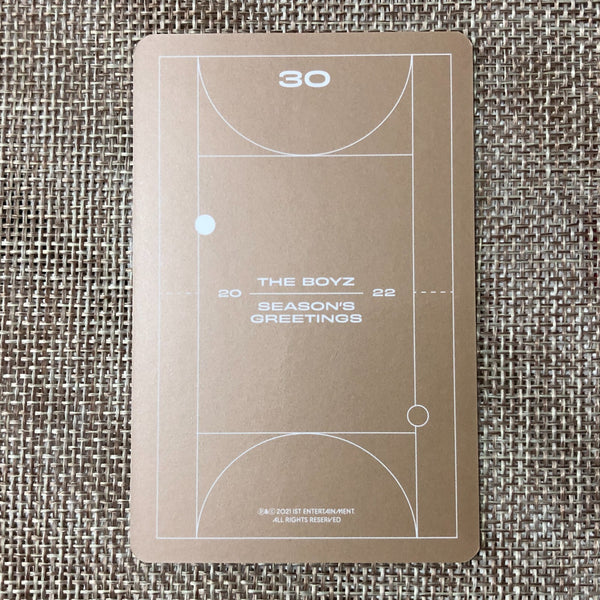 THE BOYZ JACOB #1 [ 2022 Season's Greetings ] Official Photocard / New / Gift