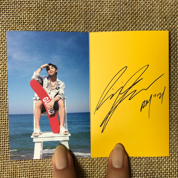 BTS RM [ Butter ] Official Folded Message Card Photocard / New / Gift