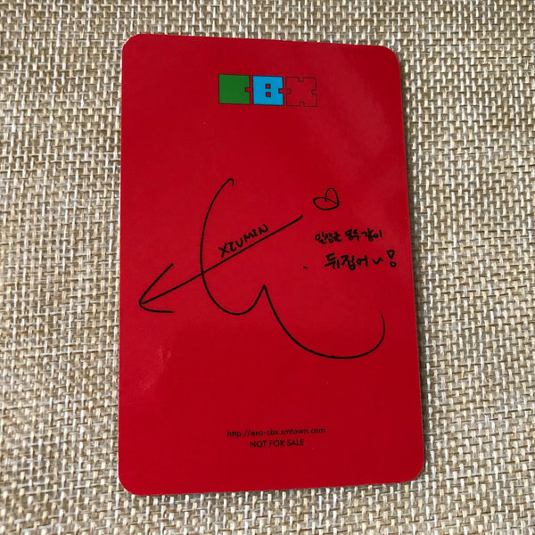 EXO XIUMIN [ CBX HEY MAMA ] Official Photocard, 1st Mini Album / New / Gift