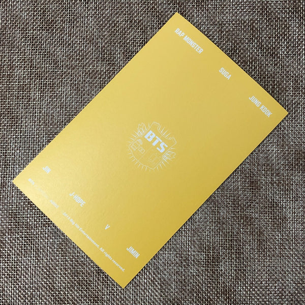 BTS JUNGKOOK [GLOBAL OFFICIAL FANCLUB 2nd ARMY MEMBERSHIP KIT] Postcard / Gift