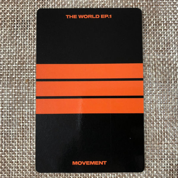 ATEEZ WOOYOUNG [THE WORLD EP.1 : MOVEMENT] Official Photocard, Z Ver Limited /+G