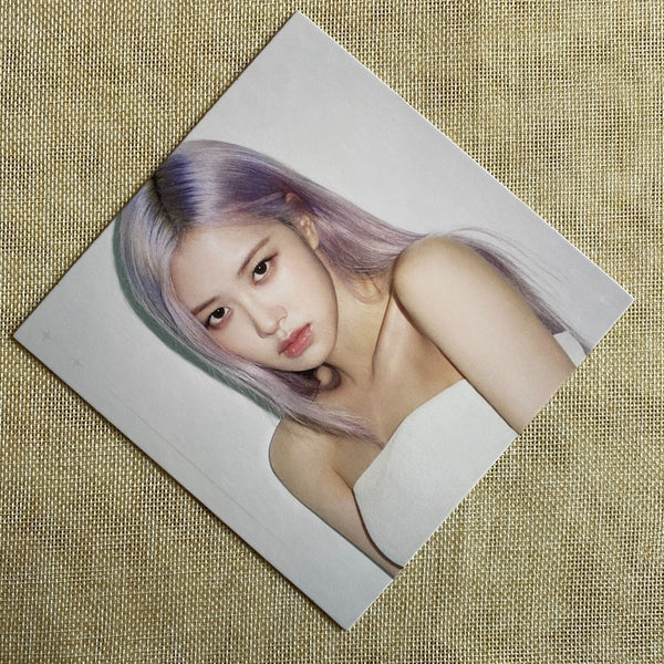 BLACKPINK ROSE [THE ALBUM] Official Square Photocard Postcard, 15cm / New / Gift