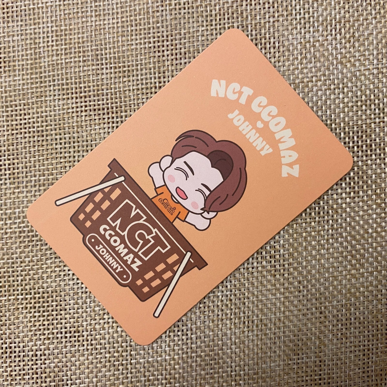 NCT JOHNNY [CCOMAZ GROCERY STORE] Official Character Photocard / New, Rare /+G