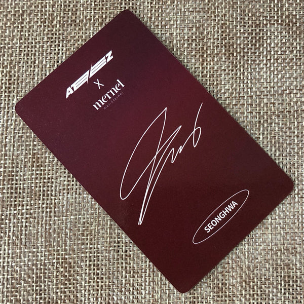 ATEEZ SEONGHWA [ ATEEZ X MERNEL MD GOODS ] Official Photocard / New / Gift