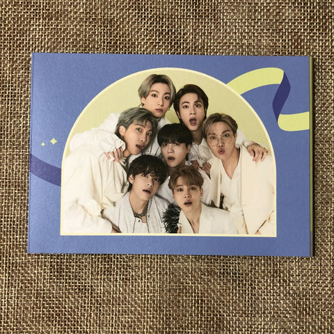 BTS GROUP [FESTA D-Day Calendar 8th Anniversary] Official Folding Photo / Gift