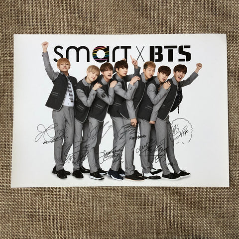 BTS GROUP #8 [BTS X Smart Uniform Promotional] Official Photo / New, Rare / Gift