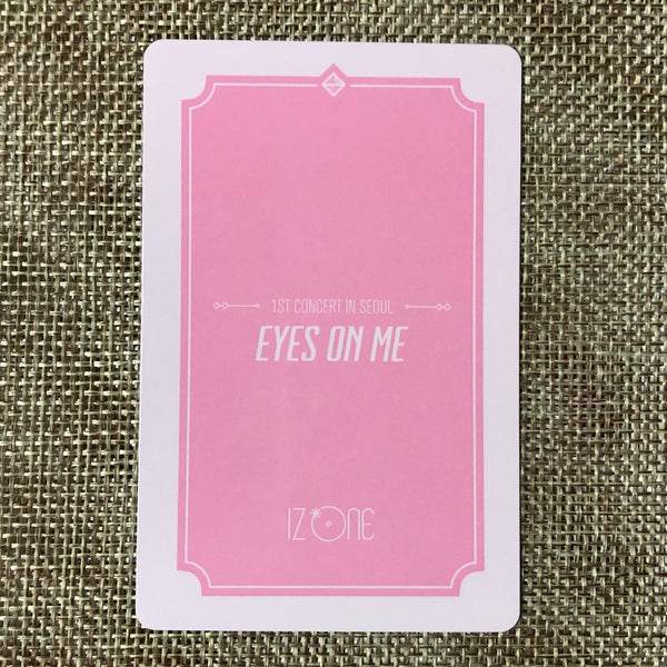 IZ*ONE WONYOUNG #2 [1st Concert EYES ON ME in Seoul] Official Photocard / Gift