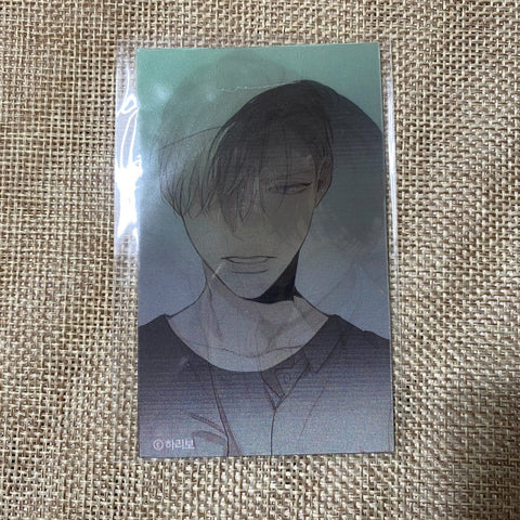 At the End of the Road / Korean Webtoon BL Official Lenticular Photocard / Gift