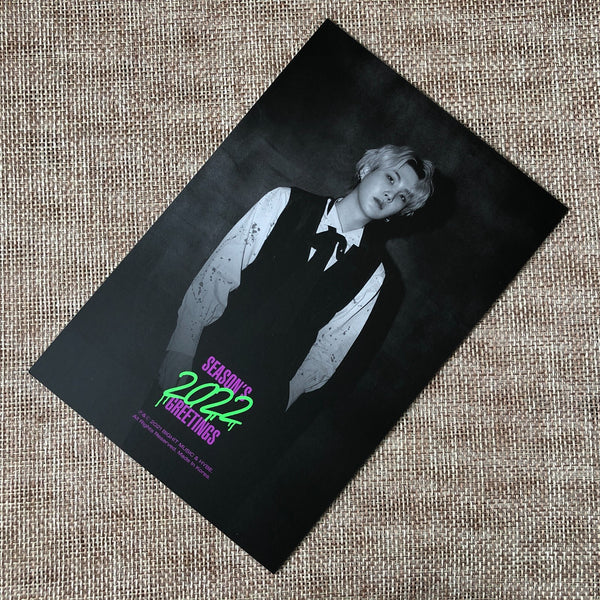 BTS SUGA [ 2022 Season's Greetings ] Official Postcard / New / Gift