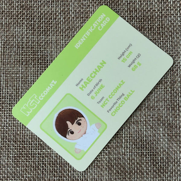 NCT HAECHAN [ CCOMAZ GROCERY STORE ] Official ID Card Photocard / New / Gift