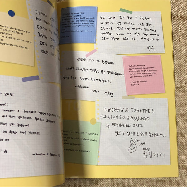 TXT [ Global Fanclub MOA Membership Kit ] Official Photobook, Goods / New / Gift