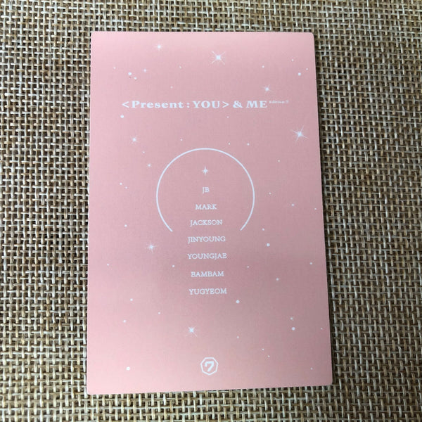 GOT7 YUGYEOM [ Present : You & me repackage Official Photocard ] / New / +Gift