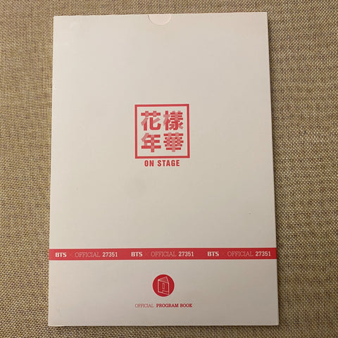 BTS [HYYH Live On Stage 2015] Official Program Book Photobook / New, Rare / Gift