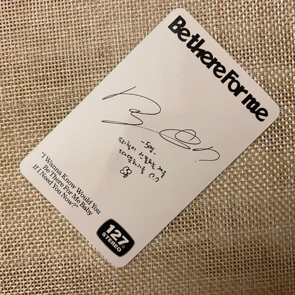 NCT DOYOUNG [ Be There For Me ] Official Album Photocard / New, Rare / Gift