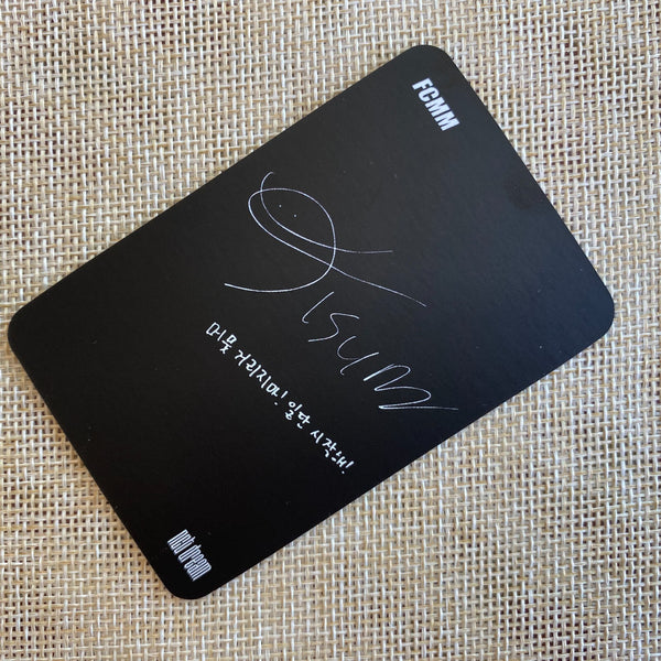 NCT DREAM JISUNG #01 [ FCMM 21 ] Official Photocard / New, Rare / Gift