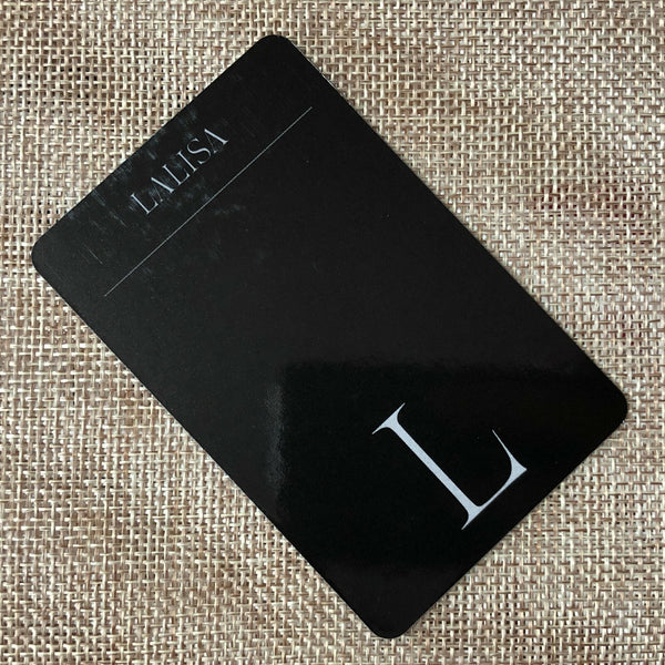 BLACKPINK LISA #1 [LALISA] Official Photocard, 1st Single Black Ver / New / Gift