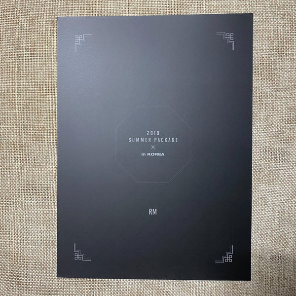 BTS RM Rap Monster [ 2019 Summer Package ] Mini Poster Photocard / New, Rare / G