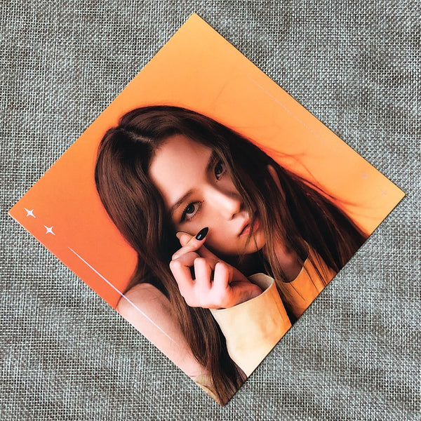 BLACKPINK JISOO [ THE ALBUM ] Official Postcard, Ver. 3 / New / Gift