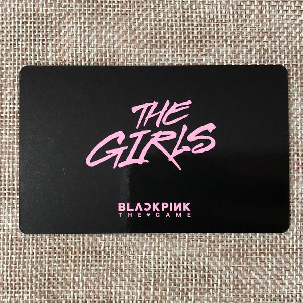 BLACKPINK JENNIE [THE GAME The Girls] Official Photocard, Stella Ver. / Gift