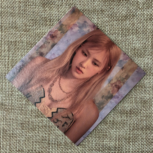 BLACKPINK ROSE #11 [ -R- ] Official Postcard, 1st Single / New / Gift