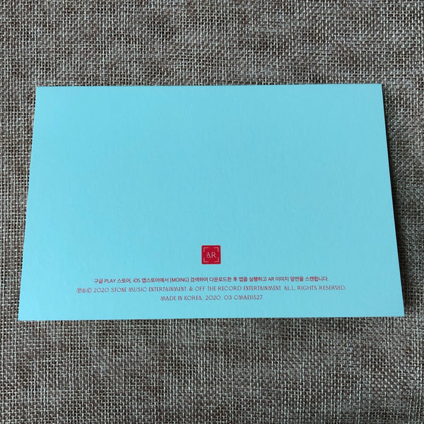 IZ*ONE GROUP [2020 SECRET DIARY Package] Official Bucket List Postcard / Gift