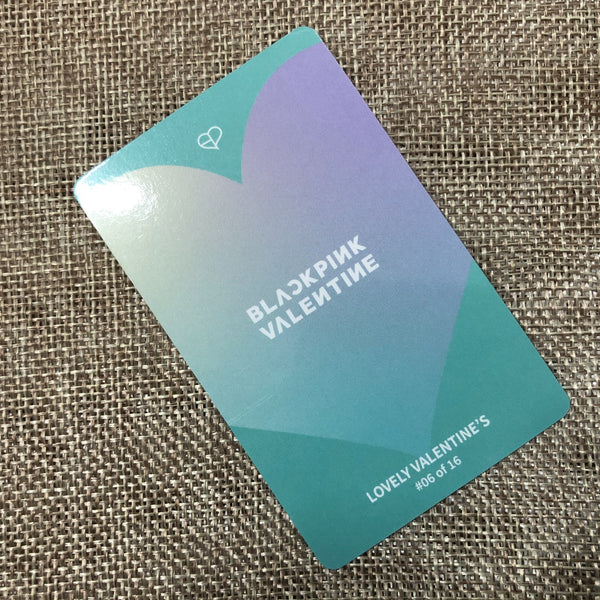 BLACKPINK JENNIE #1 [ THE GAME Photocard Collection ] Valentine's Ed / New/GFT