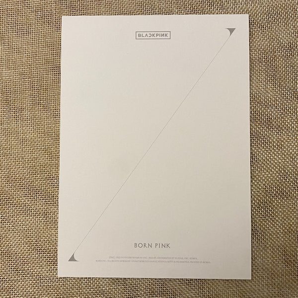 BLACKPINK ROSE #2 [Born Pink] Official Large Photocard Postcard, Box Ver / Gift