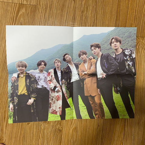BTS Group [ 2019 Summer Package ] Folded Poster / New, Rare / Gift