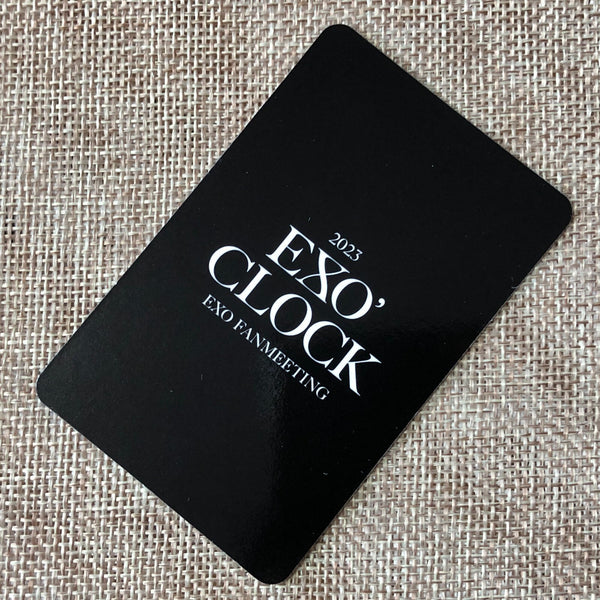 EXO SUHO [ 2023 Fan Meeting EXO' Clock ] Official Photocard / New / Gift