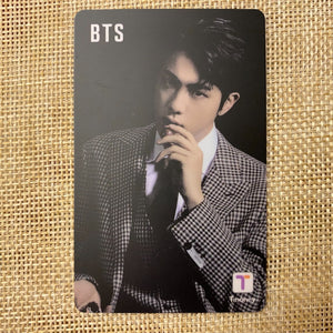 BTS JIN [ 2020 CU T-Money Transportation ] Official Photocard / New, Rare / Gift