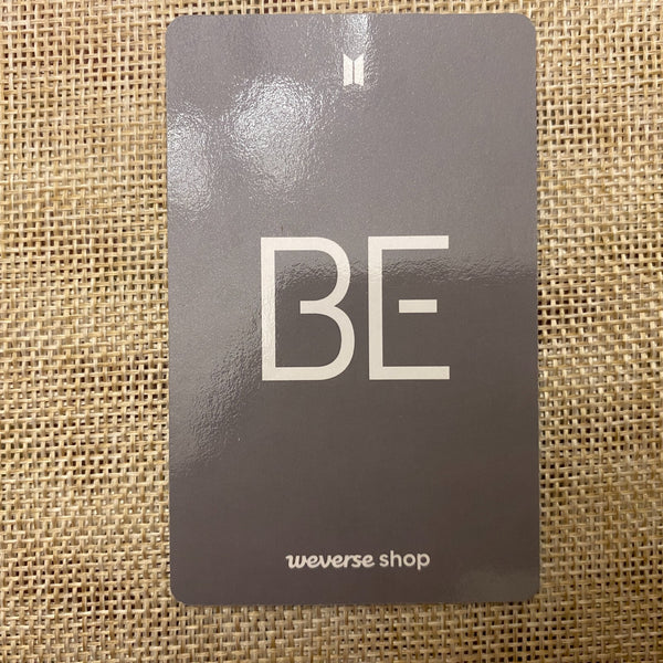 BTS SUGA [BE Essential Ed] Official Photocard + Holder, WEVERSE POB / New, Rare