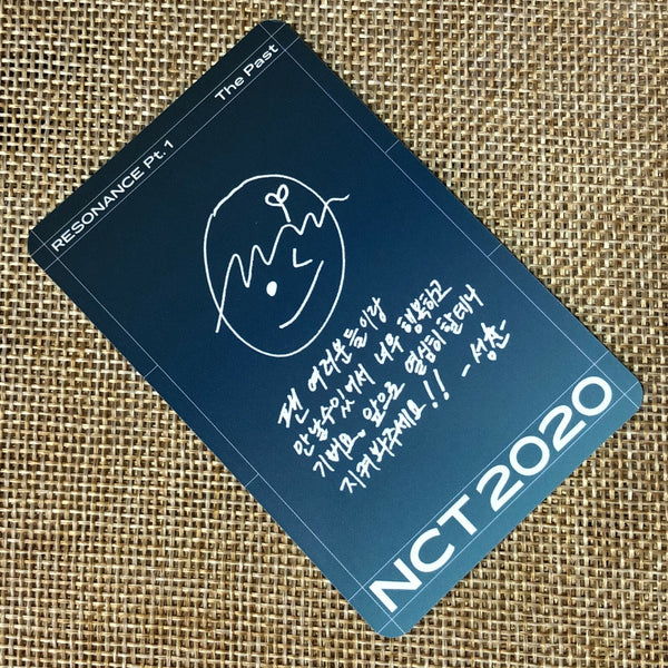 NCT 2020 SUNGCHAN [Resonance Pt.1] Official Photocard, Past Ver Album / Gift