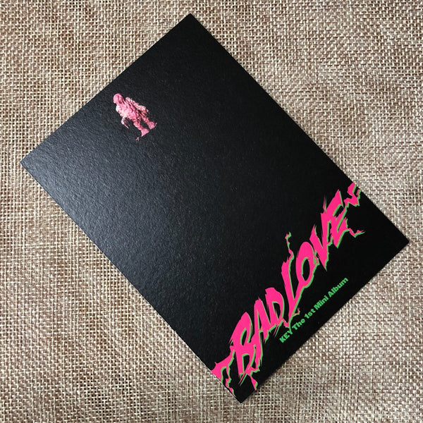 SHINEE KEY #3 [BAD LOVE SPACE RAY GUN] Official Postcard, 1st Mini / New / Gift