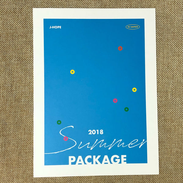 BTS J-HOPE [ Summer Package 2018 in Saipan ] Official Mini Poster / New / Gift