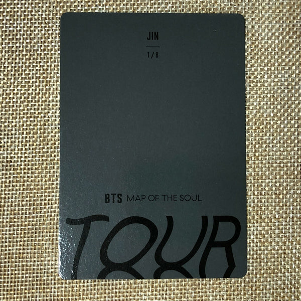 BTS JIN 1/8 [ Map Of The Soul Tour ] Official Mini Photocard / New / Gift