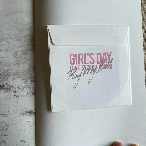 Girl's Day SOJIN [Ring My Bell] Signed Album / Autographed / CD+Photobook+PC-2 /