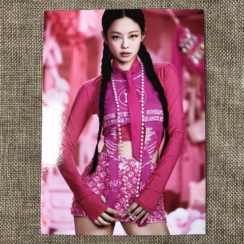 BLACKPINK JENNIE [Born Pink] Official Large Postcard, Box Set Ver. / New / Gift