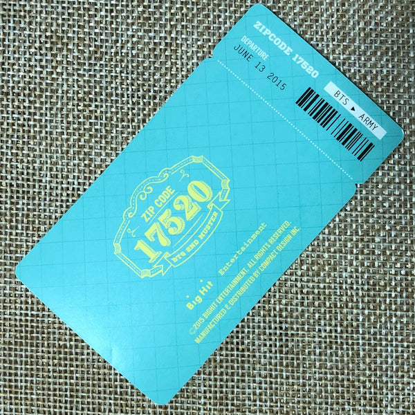 BTS RM [ 2nd Muster 17520 ] Official Photocard Photo Ticket / New / Gift