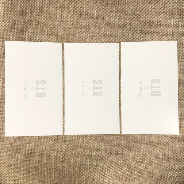 BTS GROUP #3 [ BTS X MEDIHEAL ] Official Postcard Full SET of 14 / New / Gift