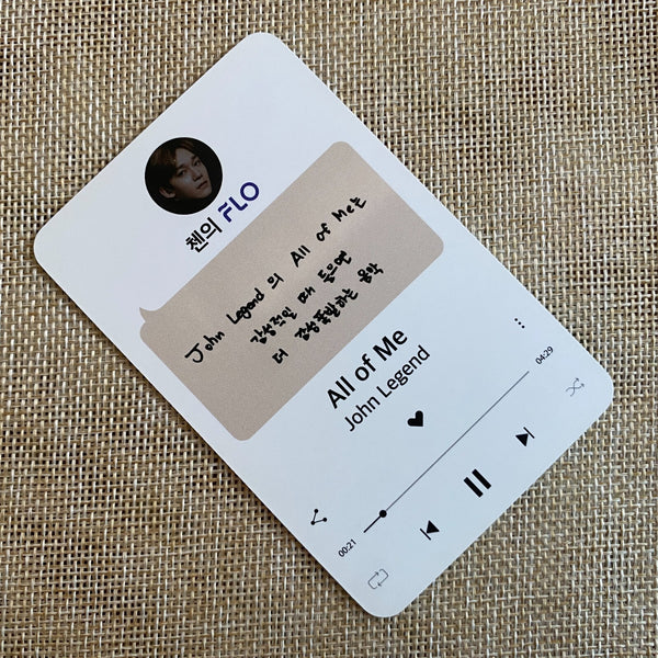EXO CHEN #5 [EXO FLO Promotional] Official Photocard, Limited / New, Rare / Gift