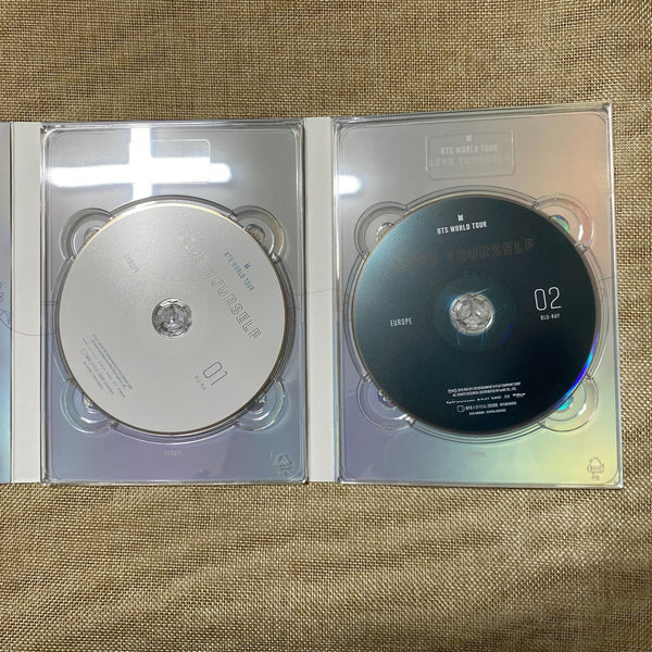 BTS [Love Yourself Europe] Official Blu-Ray + Photobook, 2 Disc / No PC / Gift