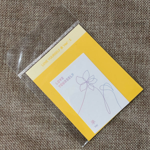 BTS [Oh, always] Official Love Yourself Album Cover Sticker, Her E Ver. / Gift