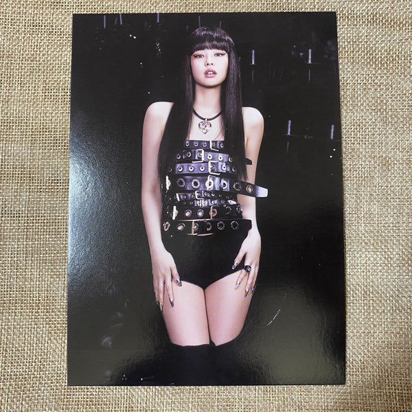 BLACKPINK JENNIE #1 [Born Pink] Official Large Photocard Postcard, Box Ver. /+G