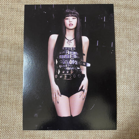 BLACKPINK JENNIE #1 [Born Pink] Official Large Photocard Postcard, Box Ver. /+G