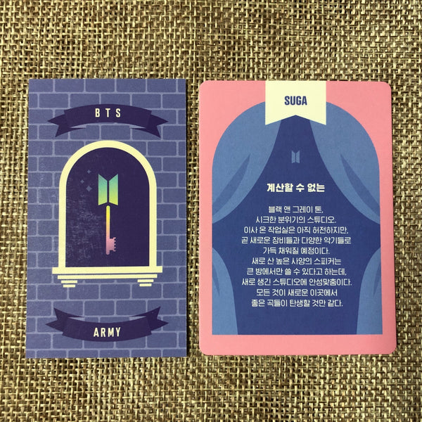 BTS SUGA [FESTA D-Day Calendar 8th Anniversary] Official Photocard Set / Gift